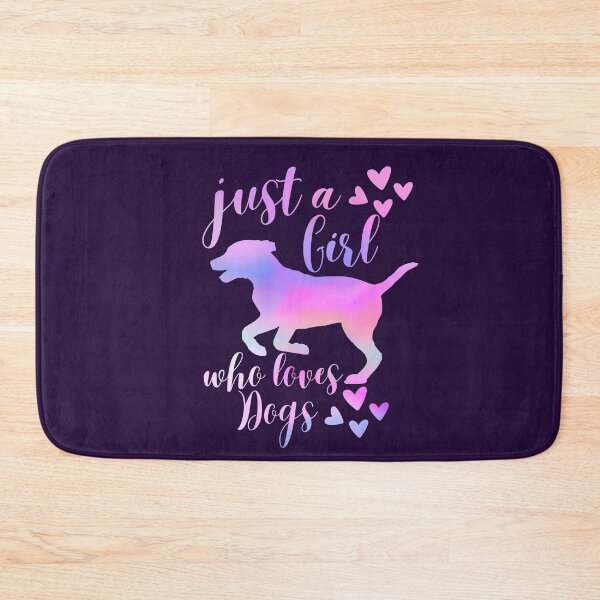 Item preview, Just A Girl Who Loves Dogs and Puppies Watercolors designed and sold by SunfullyYours.