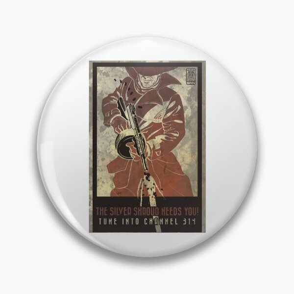 Item preview, Power Dead End Post Apocalypse Doomsday Cunning Fallout The Silver Shroud Needs You Retro Poster Cut designed and sold by ClarenceStephen.