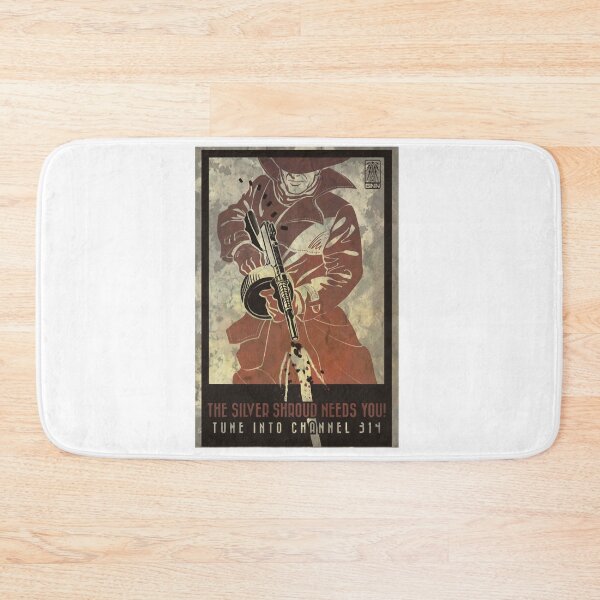 Item preview, Power Dead End Post Apocalypse Doomsday Cunning Fallout The Silver Shroud Needs You Retro Poster Cut designed and sold by ClarenceStephen.