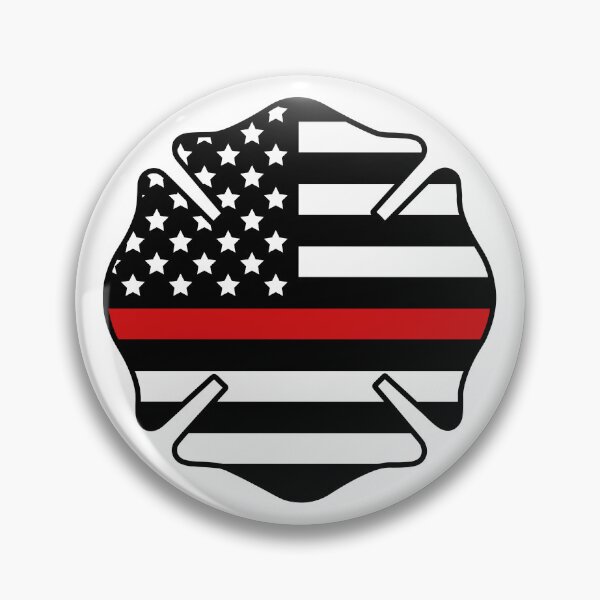 Item preview, Firefighter Badge Fire Department Firefighter Fireman's Day With USA Flag designed and sold by Urlan.