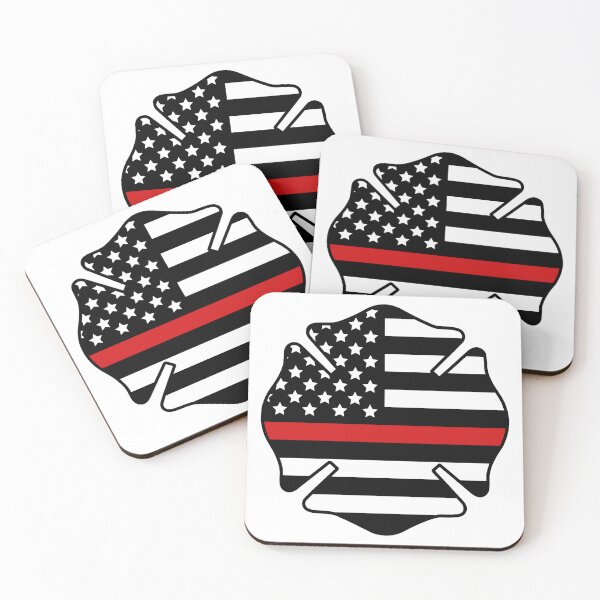 Item preview, Firefighter Badge Fire Department Firefighter Fireman's Day With USA Flag designed and sold by Urlan.