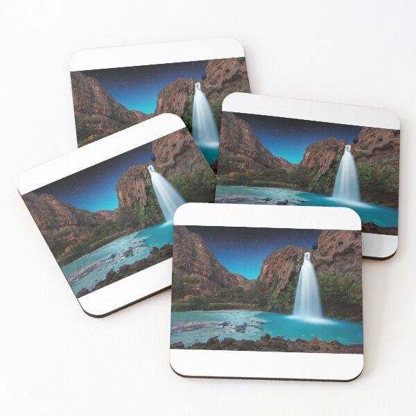 Item preview,  Havasu falls at at night  designed and sold by anisbbmbrush.