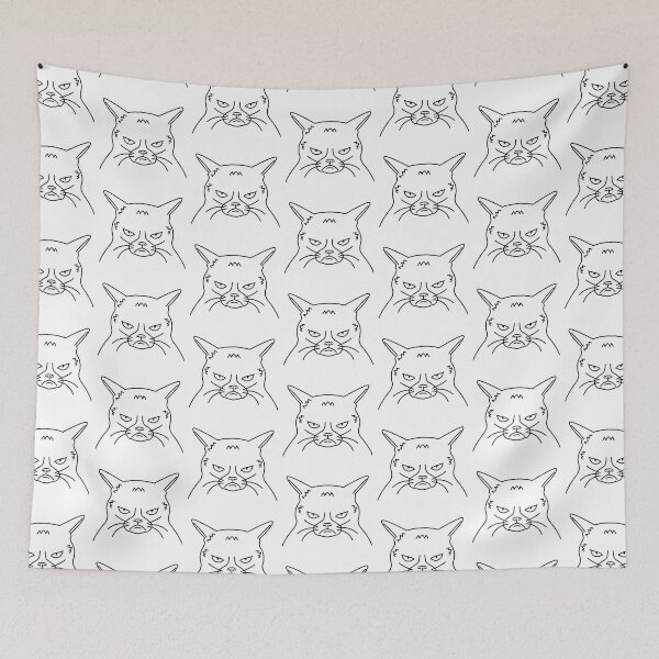 Item preview, Angry Cat Meme Face designed and sold by jamcaYT.