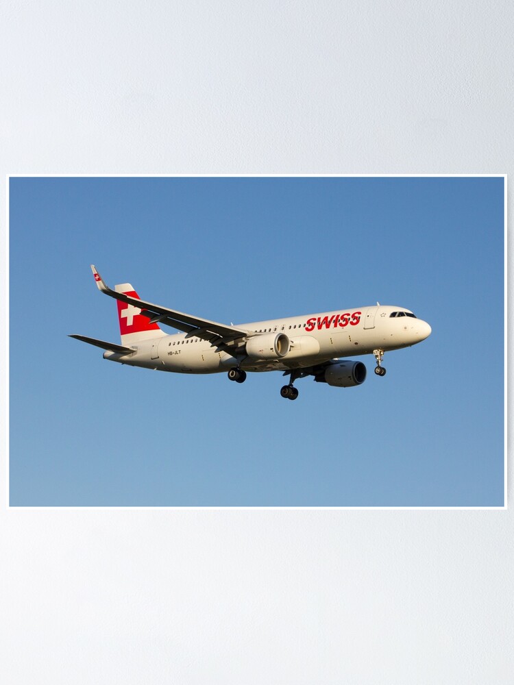 Canvas Airbus A320 Taking Off Art print POSTER
