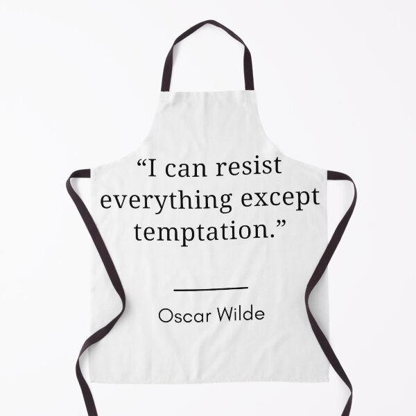 Item preview, Oscar Wilde - “I can resist everything except temptation.” designed and sold by Dominous46.