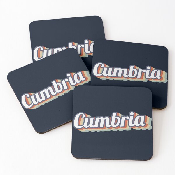 Item preview, Retro Cumbria Text - The Lake District designed and sold by Cumbria Guru.