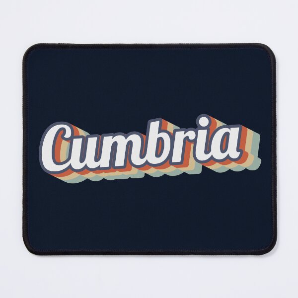 Item preview, Retro Cumbria Text - The Lake District designed and sold by Cumbria Guru.