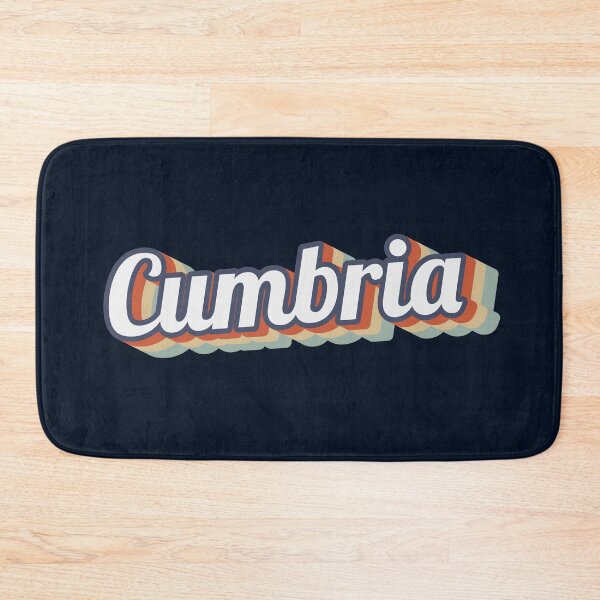 Item preview, Retro Cumbria Text - The Lake District designed and sold by Cumbria Guru.