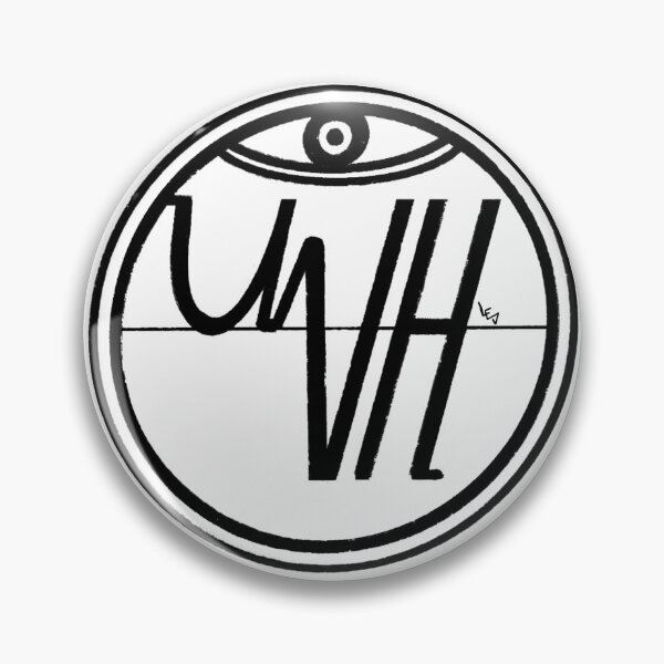 Item preview, Uncanny Valley High logo & title black version designed and sold by Leovincible.