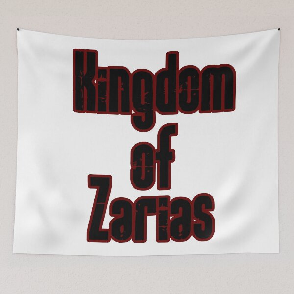 Item preview, Kingdom of Zarias Logo- Blood Red and Black on White designed and sold by Greenwood2112.