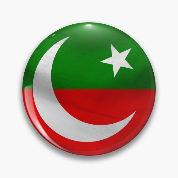Artikelvorschau, Flagge der pakistanischen Tehreek-e-Insaf PTI entworfen und verkauft von SpringPetals.