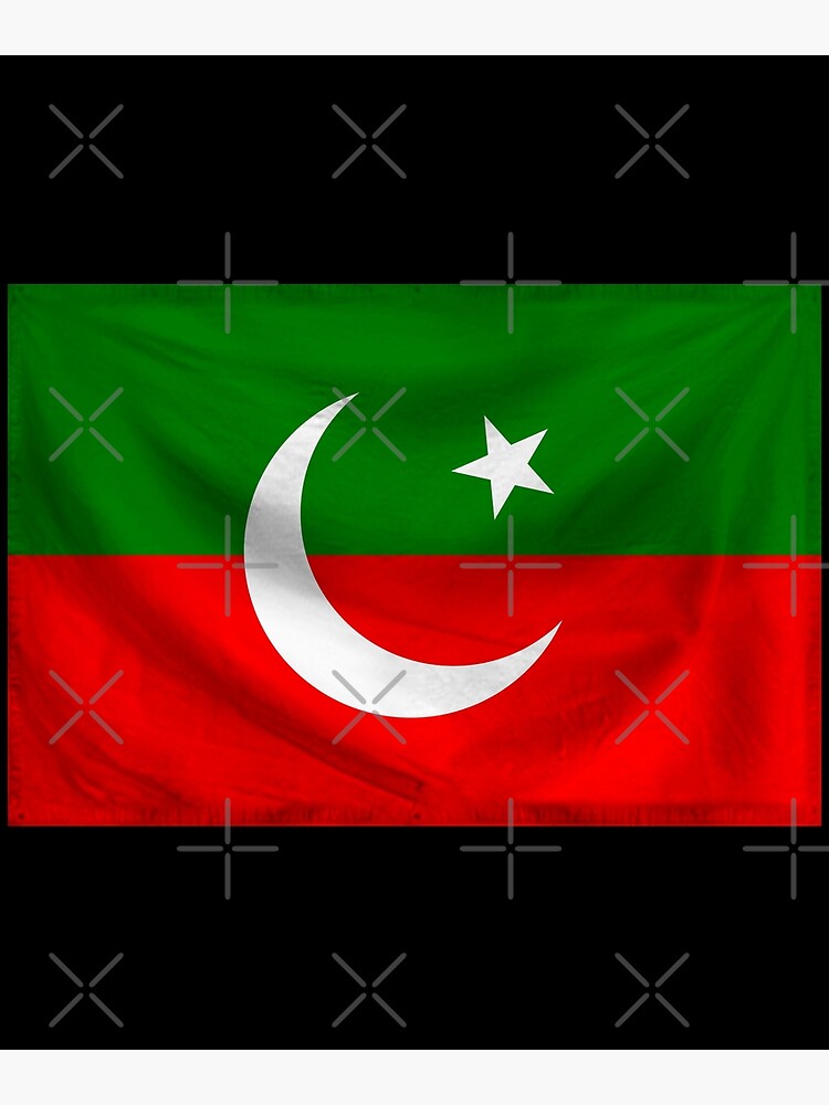 Flag Of The Pakistan Tehreek E Insaf Pti Poster For Sale By