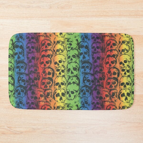 Item preview, Gay Pride Rainbow Skulls designed and sold by RavenPhotoUK.