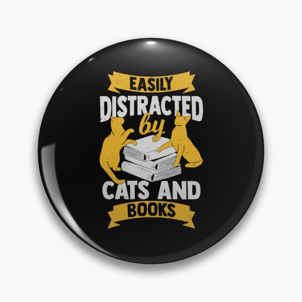 Item preview, Easily Distracted By Cats And Books designed and sold by Marcid95.
