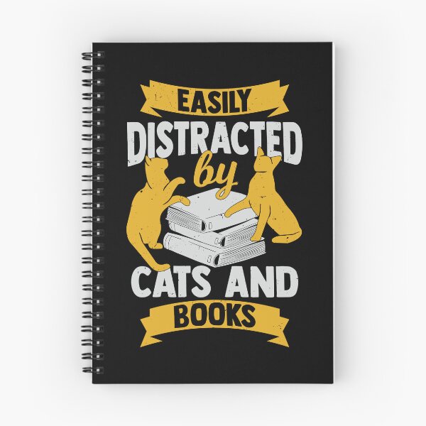 Item preview, Easily Distracted By Cats And Books designed and sold by Marcid95.