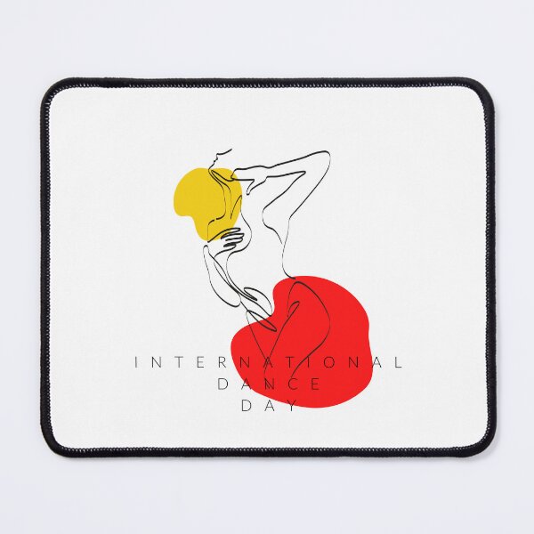 Item preview, International dance day design on red and yellow designed and sold by M-Infinite.