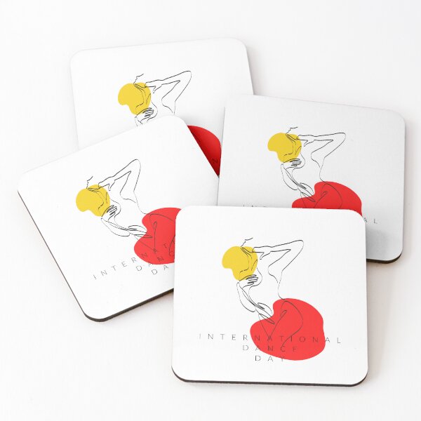 Item preview, International dance day design on red and yellow designed and sold by M-Infinite.