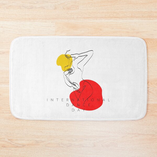 Item preview, International dance day design on red and yellow designed and sold by M-Infinite.