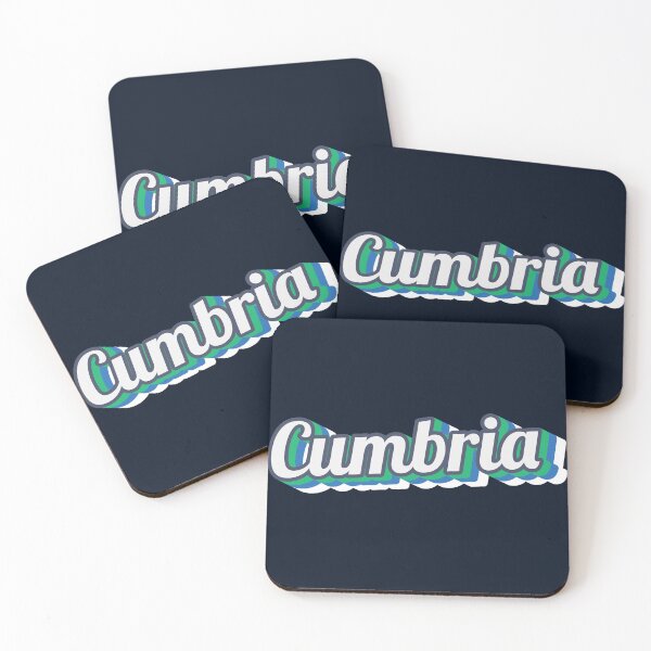 Item preview, Retro Cumbria Text - The Lake District designed and sold by Cumbria Guru.