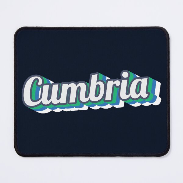 Item preview, Retro Cumbria Text - The Lake District designed and sold by Cumbria Guru.