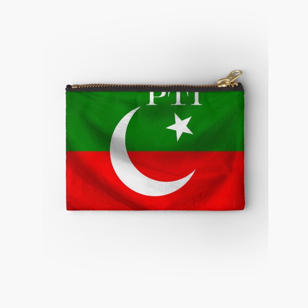 Item preview, Flag of the Pakistan Tehreek-e-Insaf with PTI designed and sold by SpringPetals.