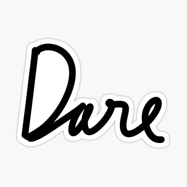 Item preview, Dare Inspiration Word  designed and sold by khulisara246.