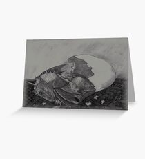 Birth of a dragon Greeting Card