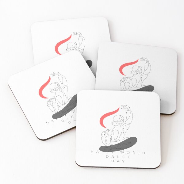 Item preview, Happy world dance day ballerina line art design  designed and sold by M-Infinite.