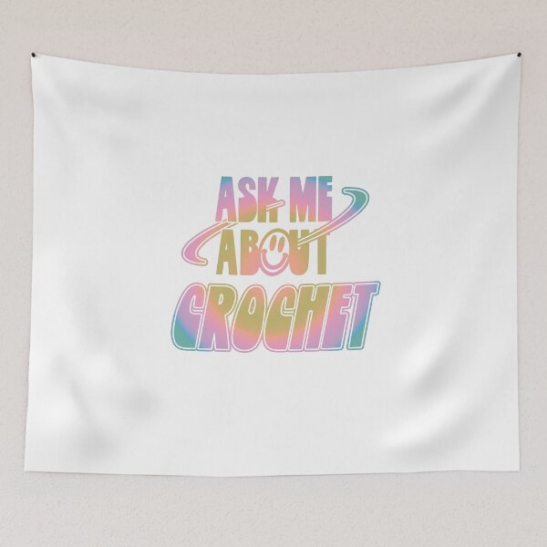 Item preview, Ask Me About Crochet designed and sold by orlumbuspirate.