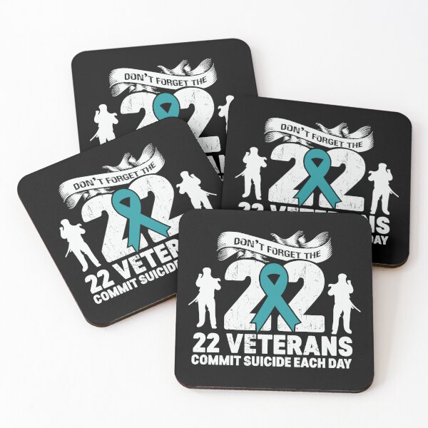 Item preview, Don't forget the 22 veterans commit suicide each day designed and sold by pnkpopcorn.