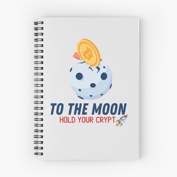 Item preview, To the moon hold your crypto Bitcoin designed and sold by WaguinhoTex.