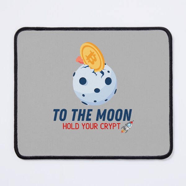 Item preview, To the moon hold your crypto Bitcoin designed and sold by WaguinhoTex.