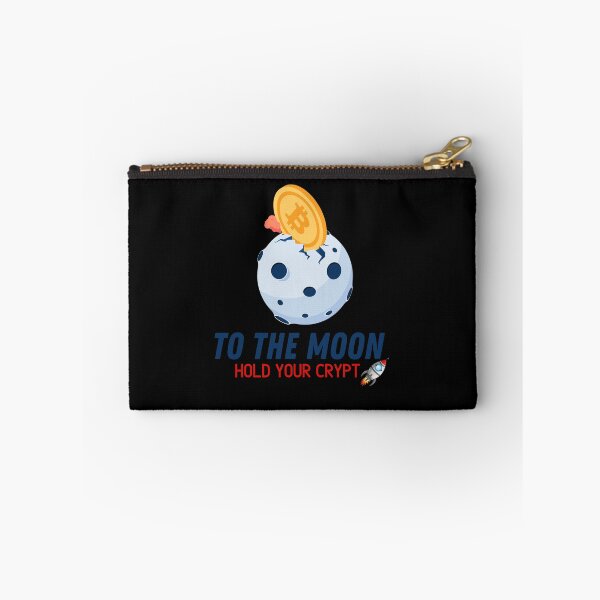 Item preview, To the moon hold your crypto Bitcoin designed and sold by WaguinhoTex.