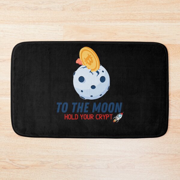 Item preview, To the moon hold your crypto Bitcoin designed and sold by WaguinhoTex.