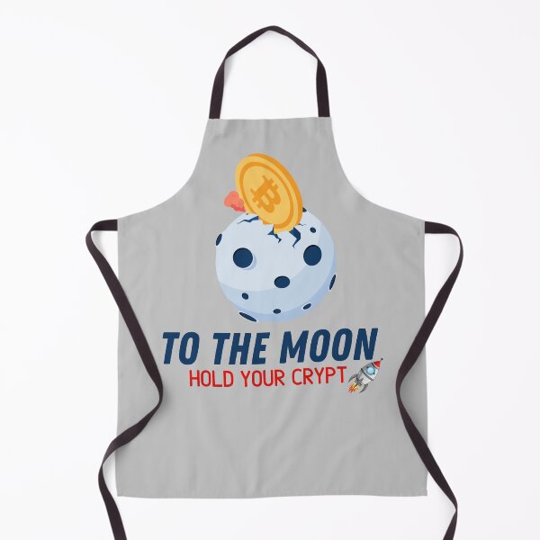 Item preview, To the moon hold your crypto Bitcoin designed and sold by WaguinhoTex.
