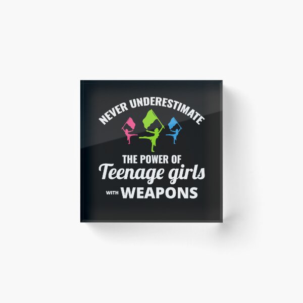 Item preview, Winter Color Guard Flag Corps Dance Teenage Girl designed and sold by CuteDesigns1.