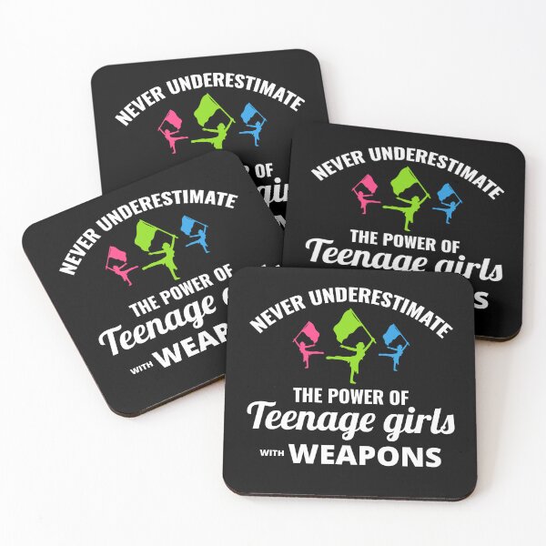 Item preview, Winter Color Guard Flag Corps Dance Teenage Girl designed and sold by CuteDesigns1.
