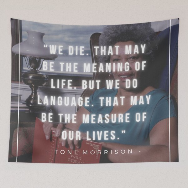 Item preview, Language | That may be the measure of our lives | Toni Morrison designed and sold by iwaya-bazaar.