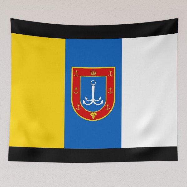 Item preview, Flag of Odessa Oblast, Ukraine designed and sold by Freihalt.