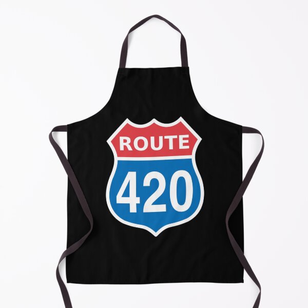 Item preview, Route 420 Red Blue White US highway sign designed and sold by Ebony Mann.