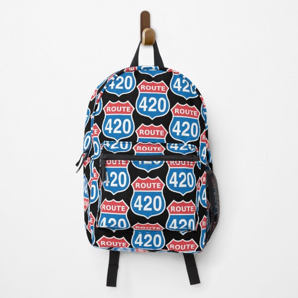 Item preview, Route 420 Red Blue White US highway sign designed and sold by Ebony Mann.