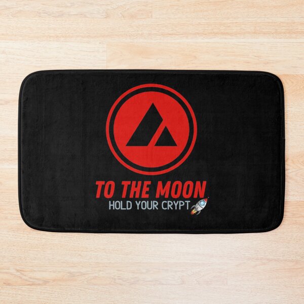 Item preview, To the moon hold your crypto Avalanche designed and sold by WaguinhoTex.