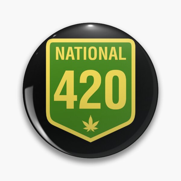 Item preview, Australia 420 Day National Highway 1 Green Yellow designed and sold by Ebony Mann.
