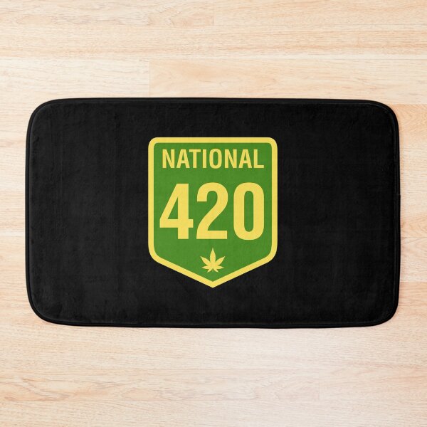 Item preview, Australia 420 Day National Highway 1 Green Yellow designed and sold by Ebony Mann.