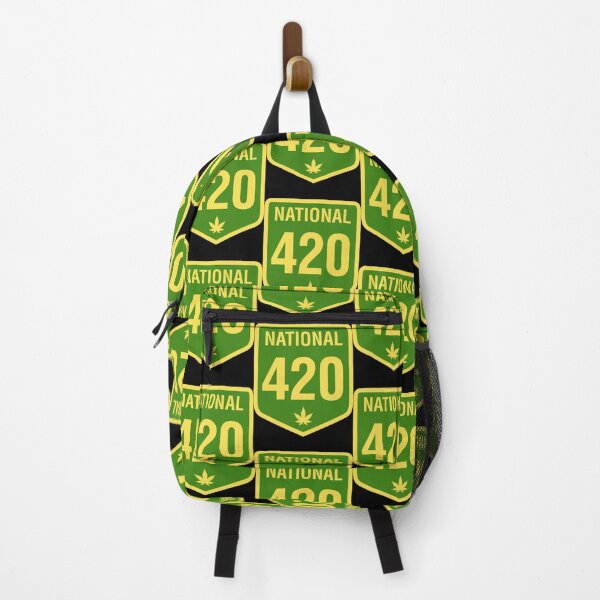 Item preview, Australia 420 Day National Highway 1 Green Yellow designed and sold by Ebony Mann.