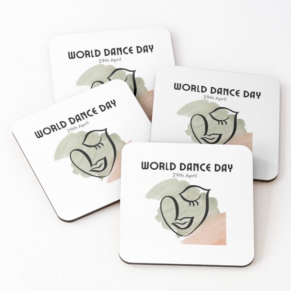 Item preview, World dance day art watercolor sketch designed and sold by M-Infinite.