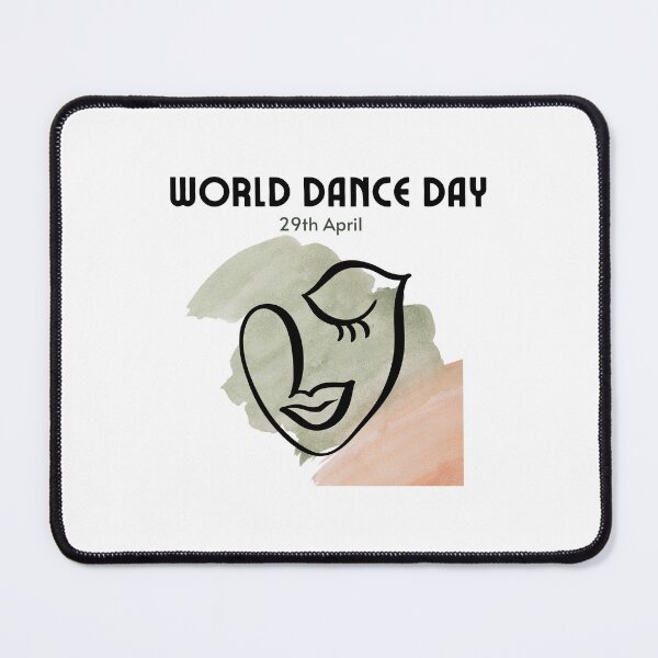 Item preview, World dance day art watercolor sketch designed and sold by M-Infinite.