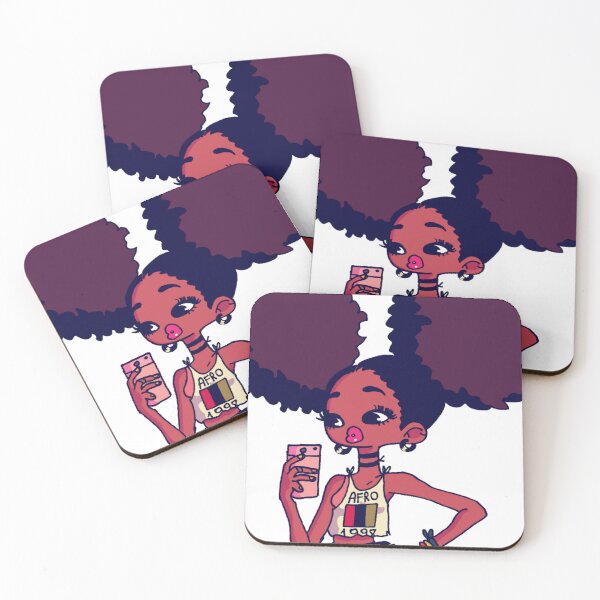 Item preview, Afro girl designed and sold by basa13.