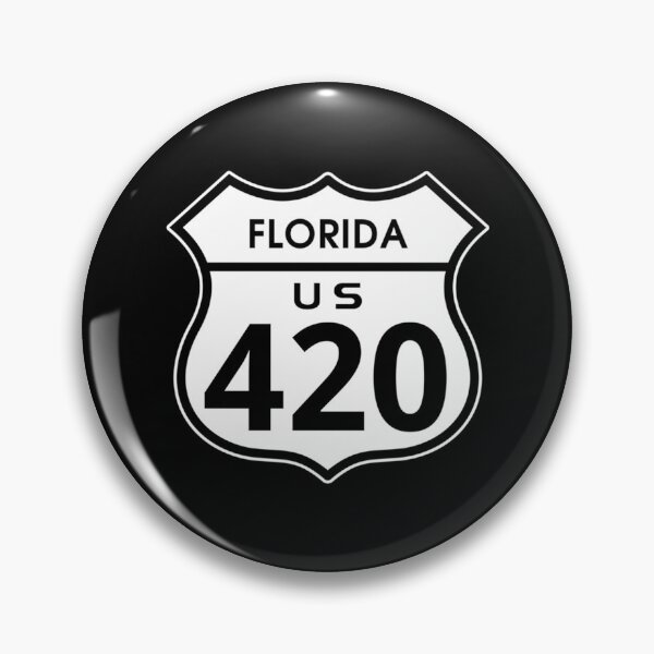 Item preview, Florida 420 Day US Highway Sign designed and sold by Ebony Mann.