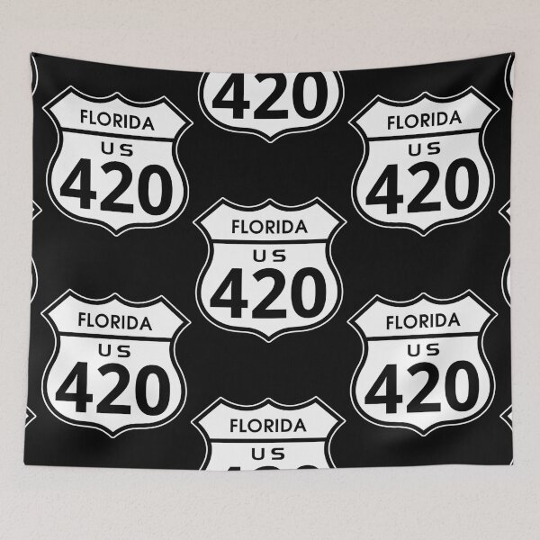 Item preview, Florida 420 Day US Highway Sign designed and sold by Ebony Mann.